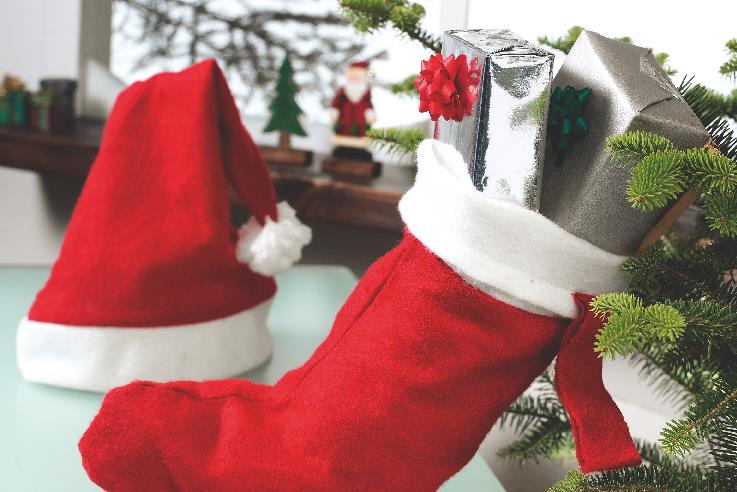 Weihnachtsdeko, Geschenkverpackung, Socken, Weihnachtsstimmung, Christbaumschmuck, Weihnachtsstiefel, Stiefel, Rot, Samt, Geschenk, Weihnachtsstrumpf, Socke, Dekoration, Geschenkverpackung, Christbaum-Schmuck