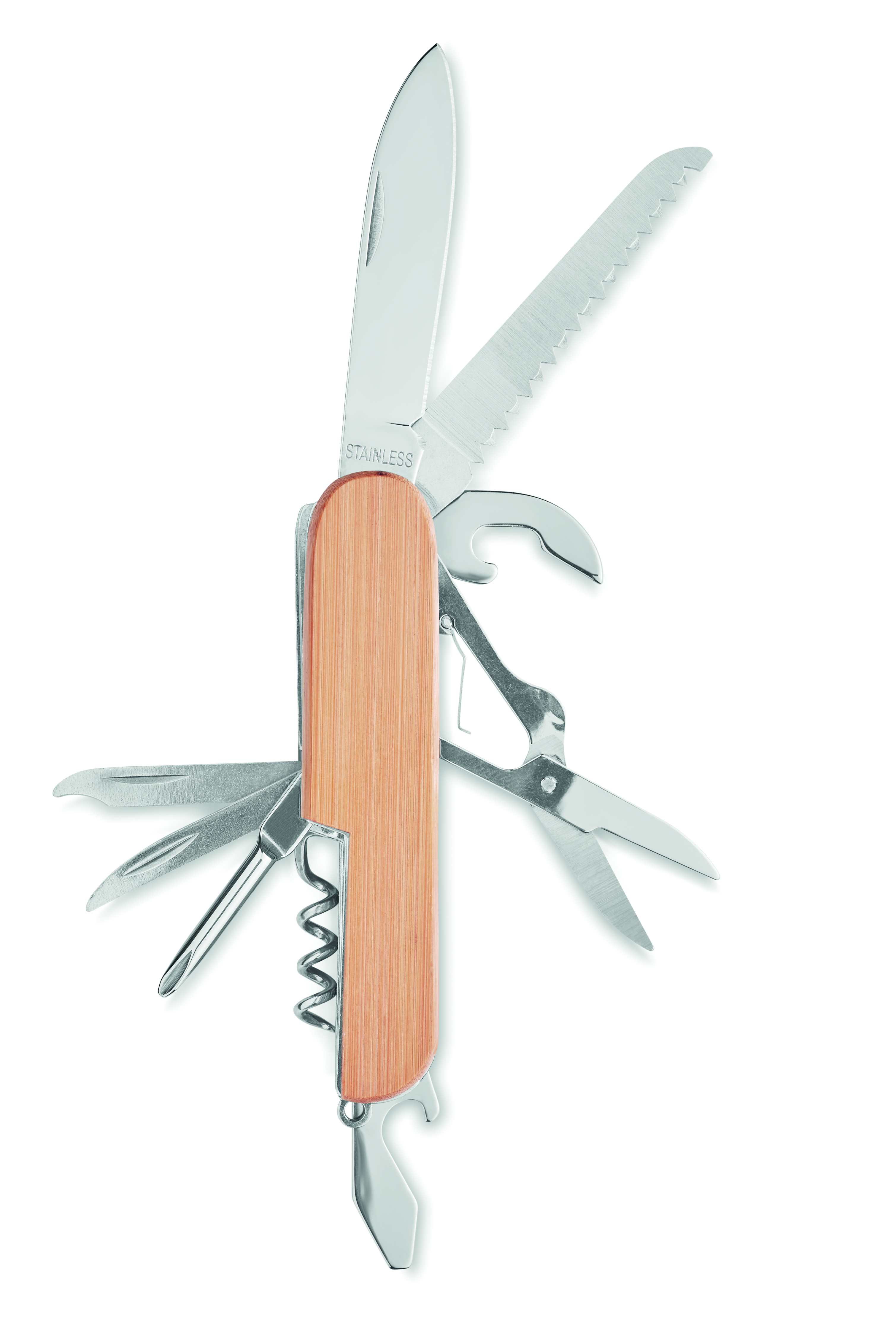 Messer, Schmiedekunst, Multitool, Holzgriff, Stainless