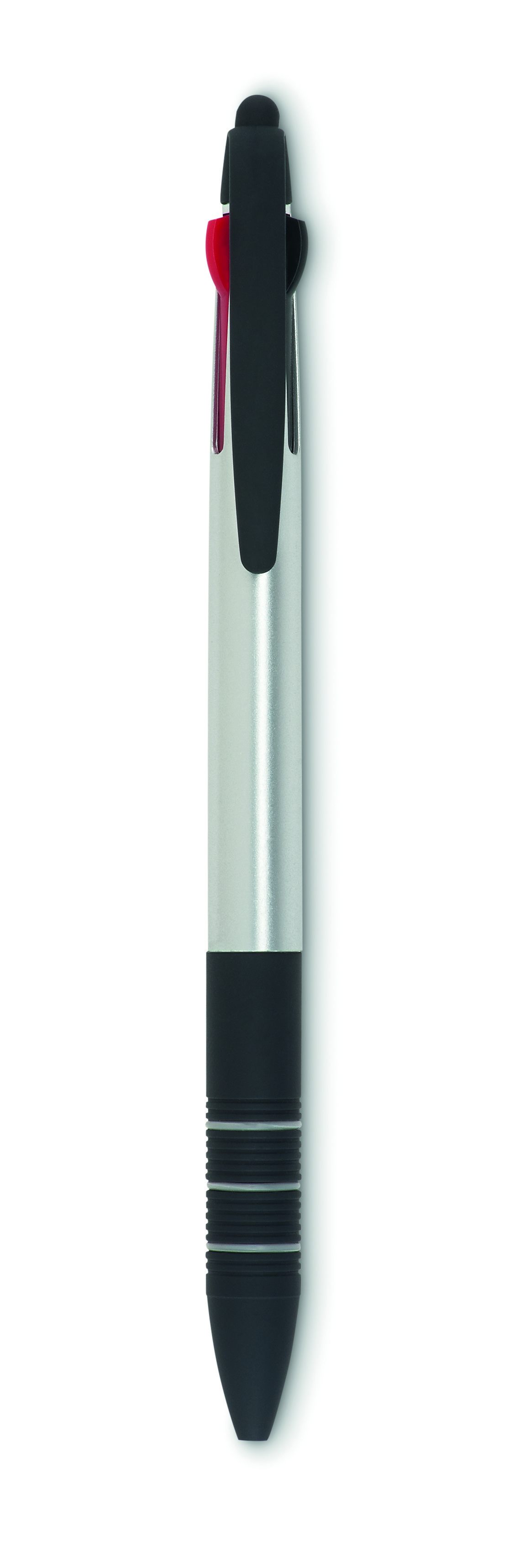 Kugelschreiber, Stift, Ballpoint, Metall, Gummi-Griff