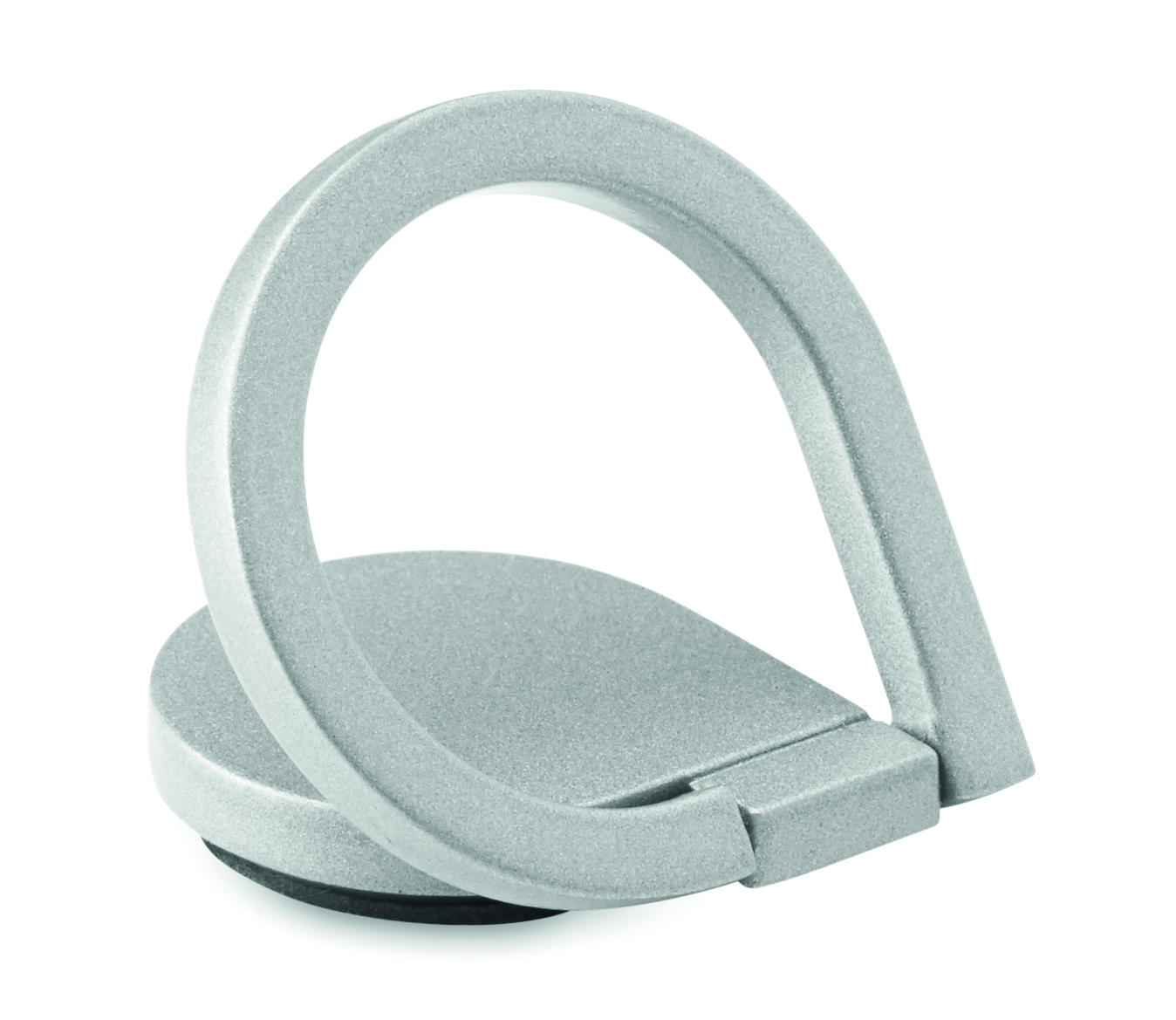 Lederhandschuh, Schmuckring, Blau-grau, Rundring, Krustenverschluss