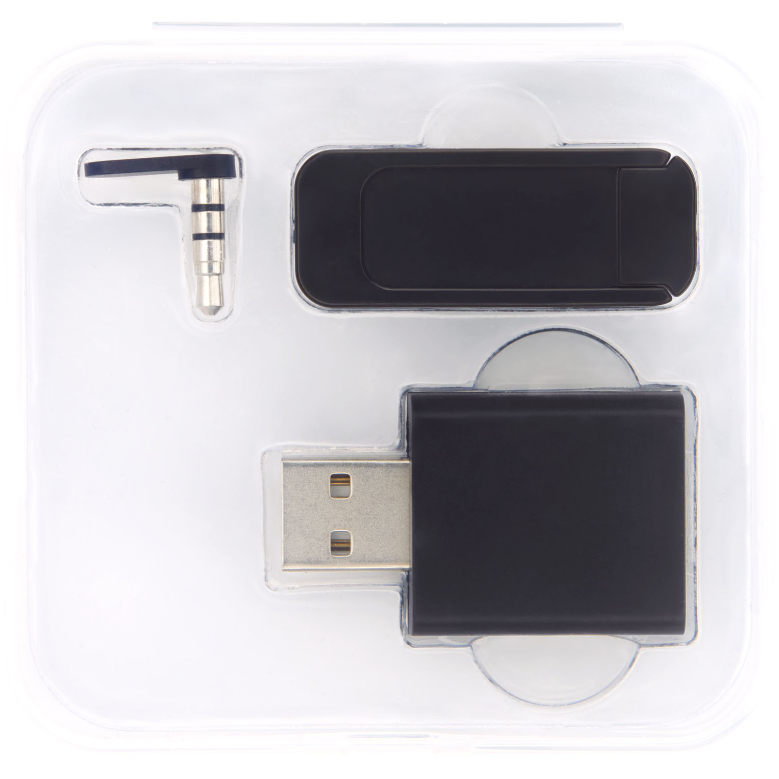USB, USB-C Adapter, Lightning Adapter, Metallischer Stecker, Kompaktes Set