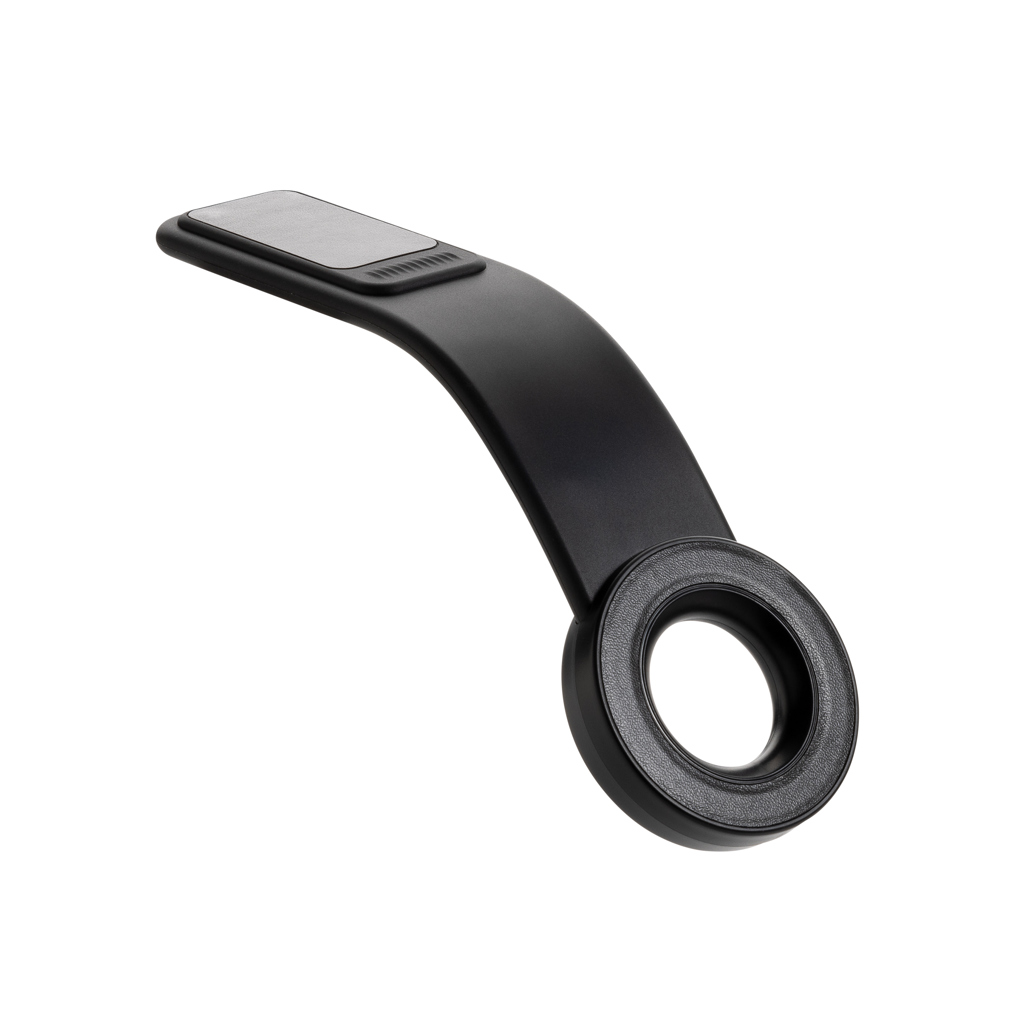 Gerät, Fön, Elektrisches Gerät, Smartwatch clip, Phone stand, Phone stand accessory, Smartphone holder, Ergonomic clip, Armband, Ringschleife, Smartwatch-Halterung, Melonenförmiger Ring, Schwarz