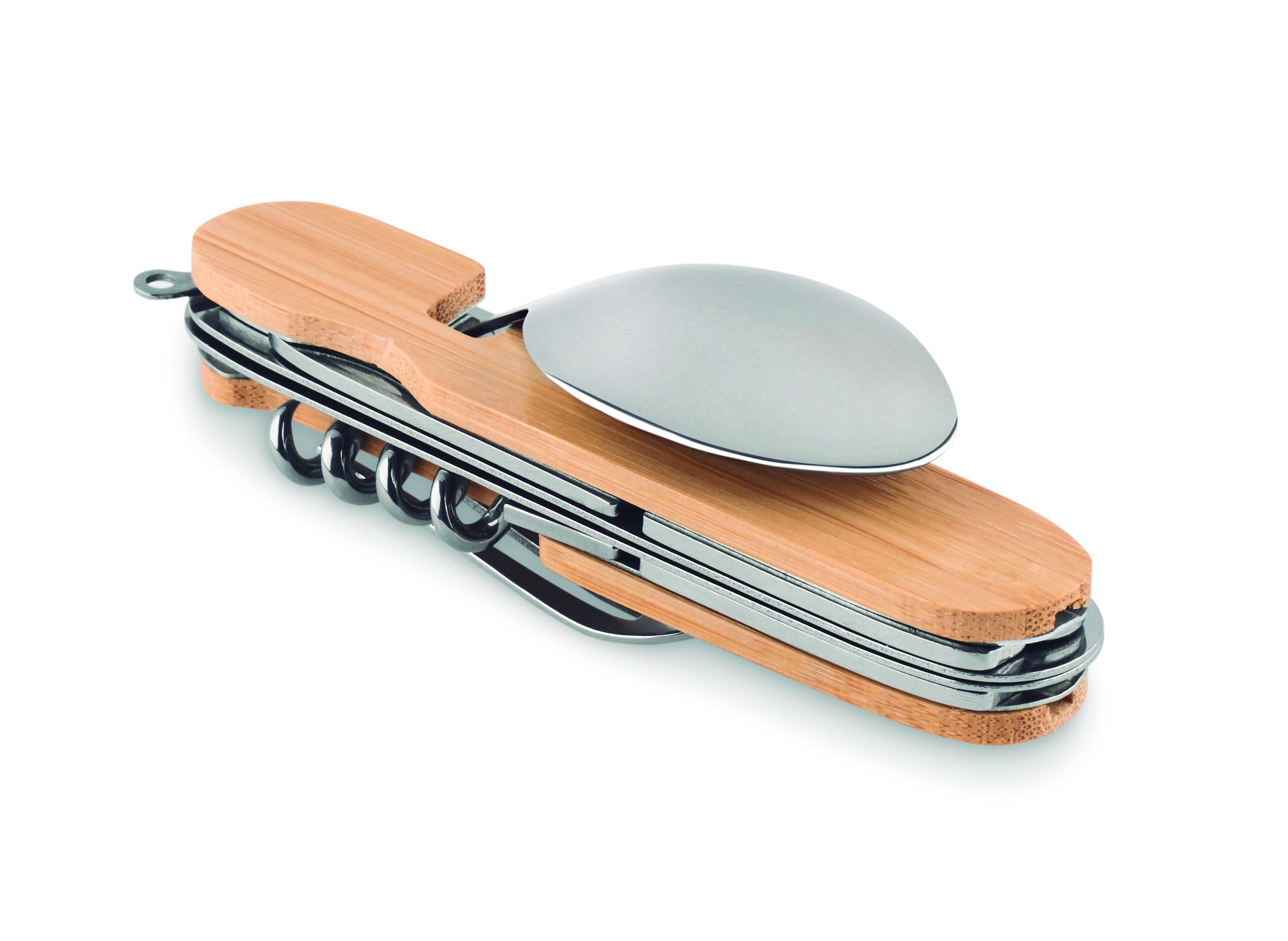 Weinmesser, Schälmesser, Kombi-Messer, Holzgriff, Scherenmechanik