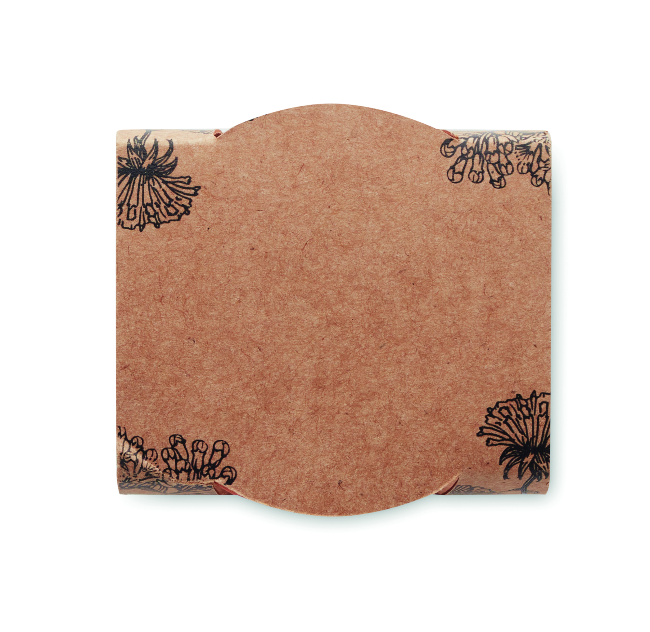 Kartonverpackung, Kraftpapier, Kartenverpackung, Druckmuster, Runde Falz