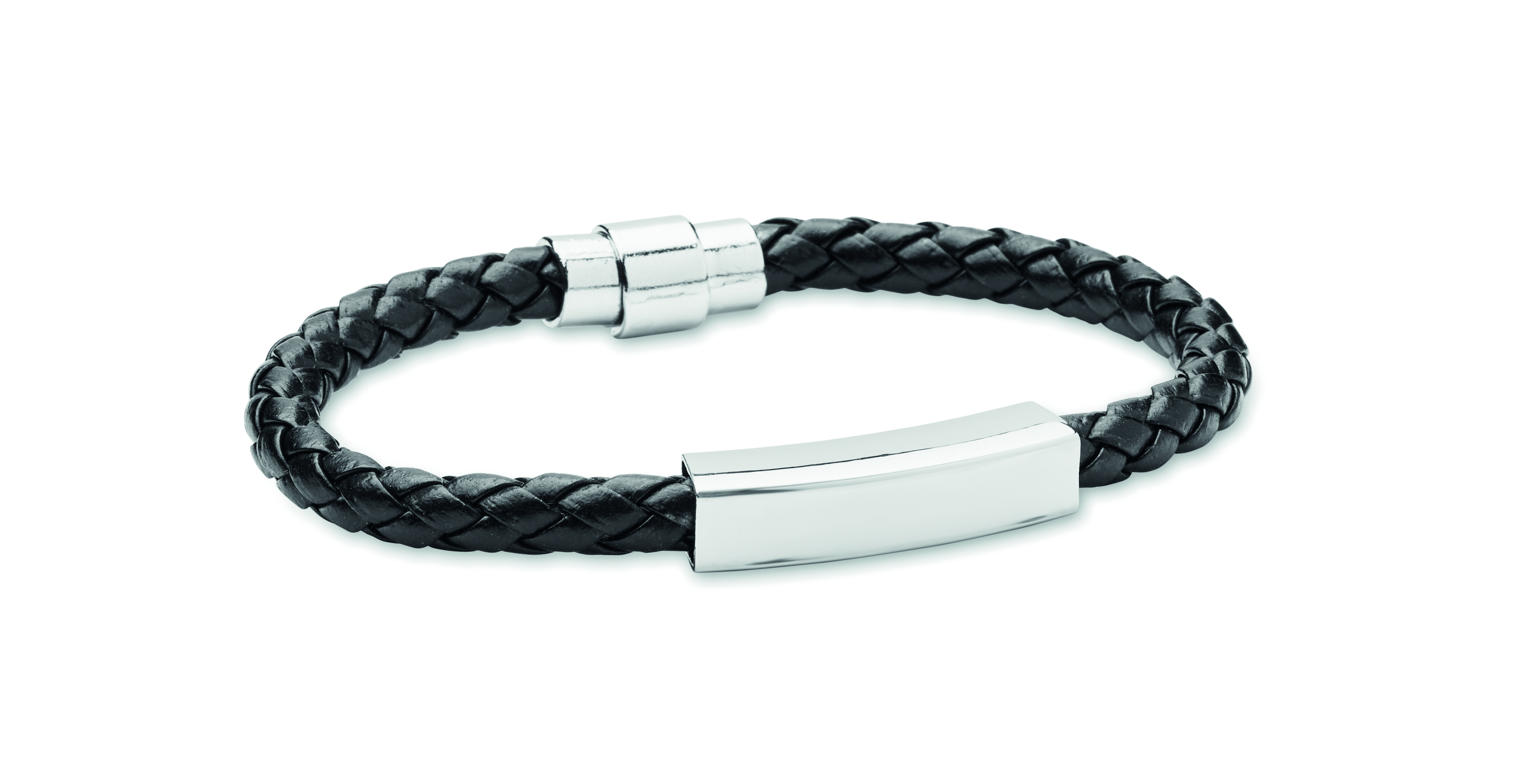 Armband, Leder, geflochten, Schmuckband, Clasp, Armband, Leder, Geflochten, Schwarz, Magnetverschluss, Armband, Leder, Geflecht, Verschluss, Metall