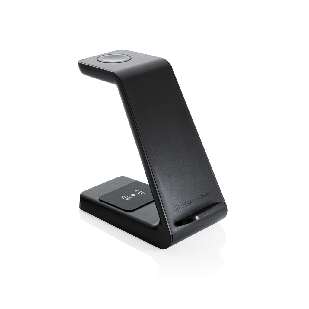 Barcode-Scanner Stand, Wireless Charger, Phone Stand, Docking Station, Black, pos scanner, wireless charger, dock, black, stand, Ladescanner, Vertikalhalter, Schwarz, Ortungsbasis, Kontaktloses Laden