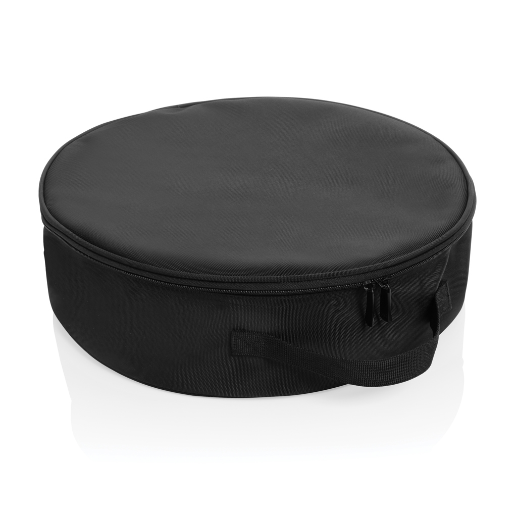 Kissen, Dekoration für Zuhause, Mobiliar, Tasche, Rund, Schwarz, Gürteltasche, Reiseutensil, Tasche, Rundetasse, Schwarz, Reißverschluss, Tragegriff, Koffer, Schwarz, Rund, Reise-Case, Tasche, Koffer-Set, Koffer-Etui, Reiseetui, Aufbewahrung, Schwarz