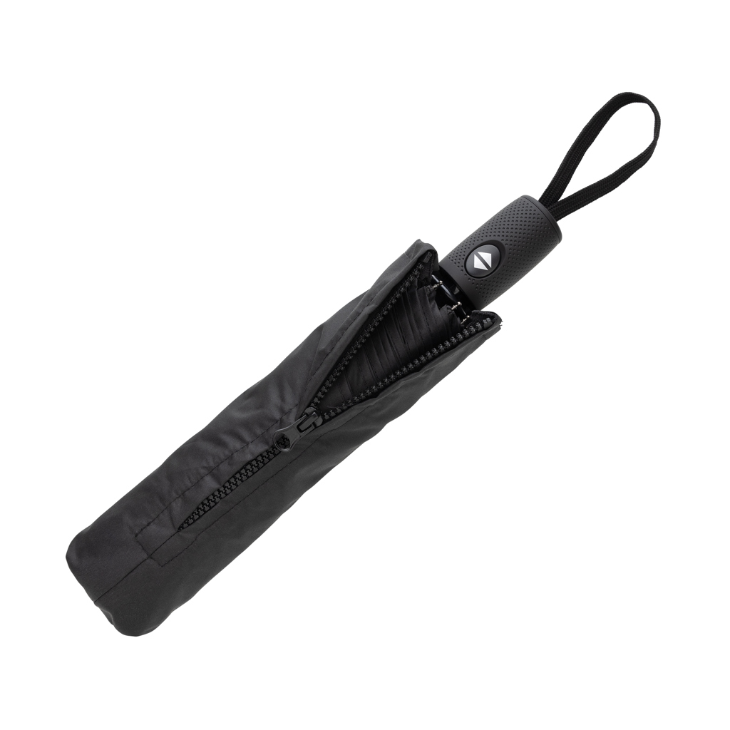 Regenschirm, Kompakt, Schwarz, Schirm mit Griff, Zipper Schutz, Regenschirm, Kompakt, Knickverschluss, Schwarz, Handgriff-Platte, Regenschirm, Kompakt, Zipverschluss, Schwarz, Tragelasche