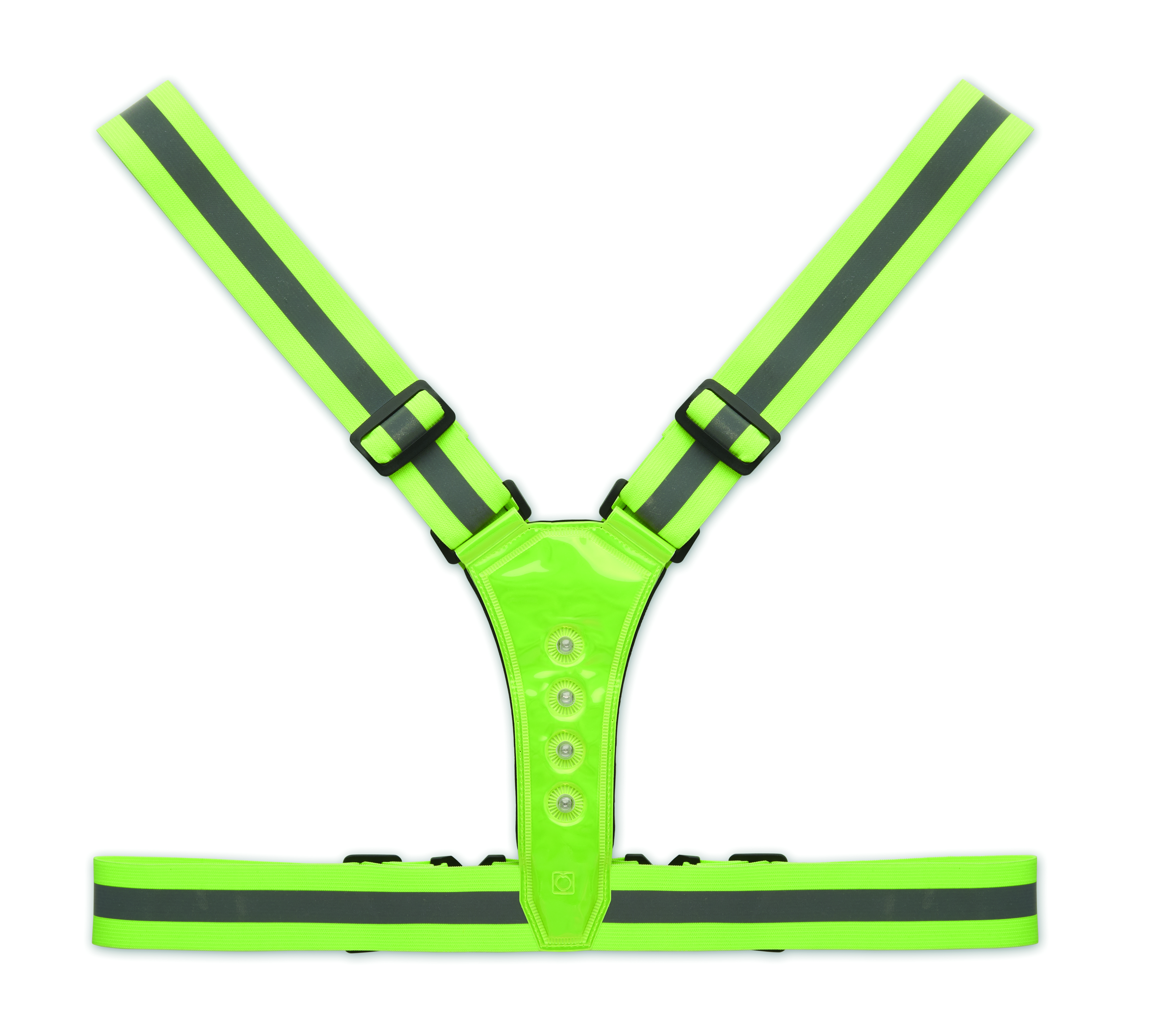 Sicherheitsgurt, reflektierend, neon, Trageband, Halterung, Warnschutzweste, reflektierende Streifen, Neongrün, Sicherheitsgurt, Schnallenriemen, Gurtband, Sicherheitsgurt, Reflektor, Neongrün, Patentierte Verriegelung