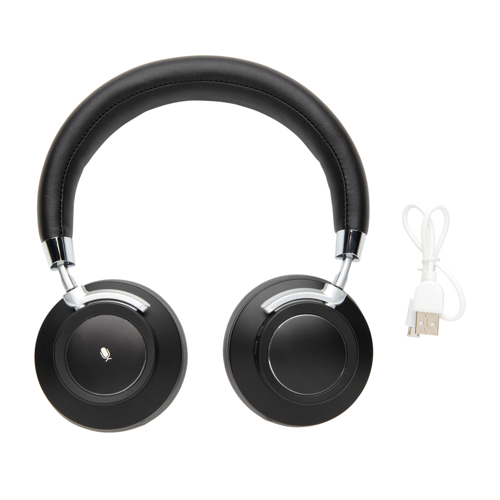 Elektronik, Kopfhörer, Kopfhörer, Over-Ear, Schwarz, USB-Kabel, Mikrofon-Icon, Kopfhörer, Over-Ear, Schwarz, Kunstleder, USB-Kabel, kopfhörer, headset, over-ear, USB-kabel, mikrofon