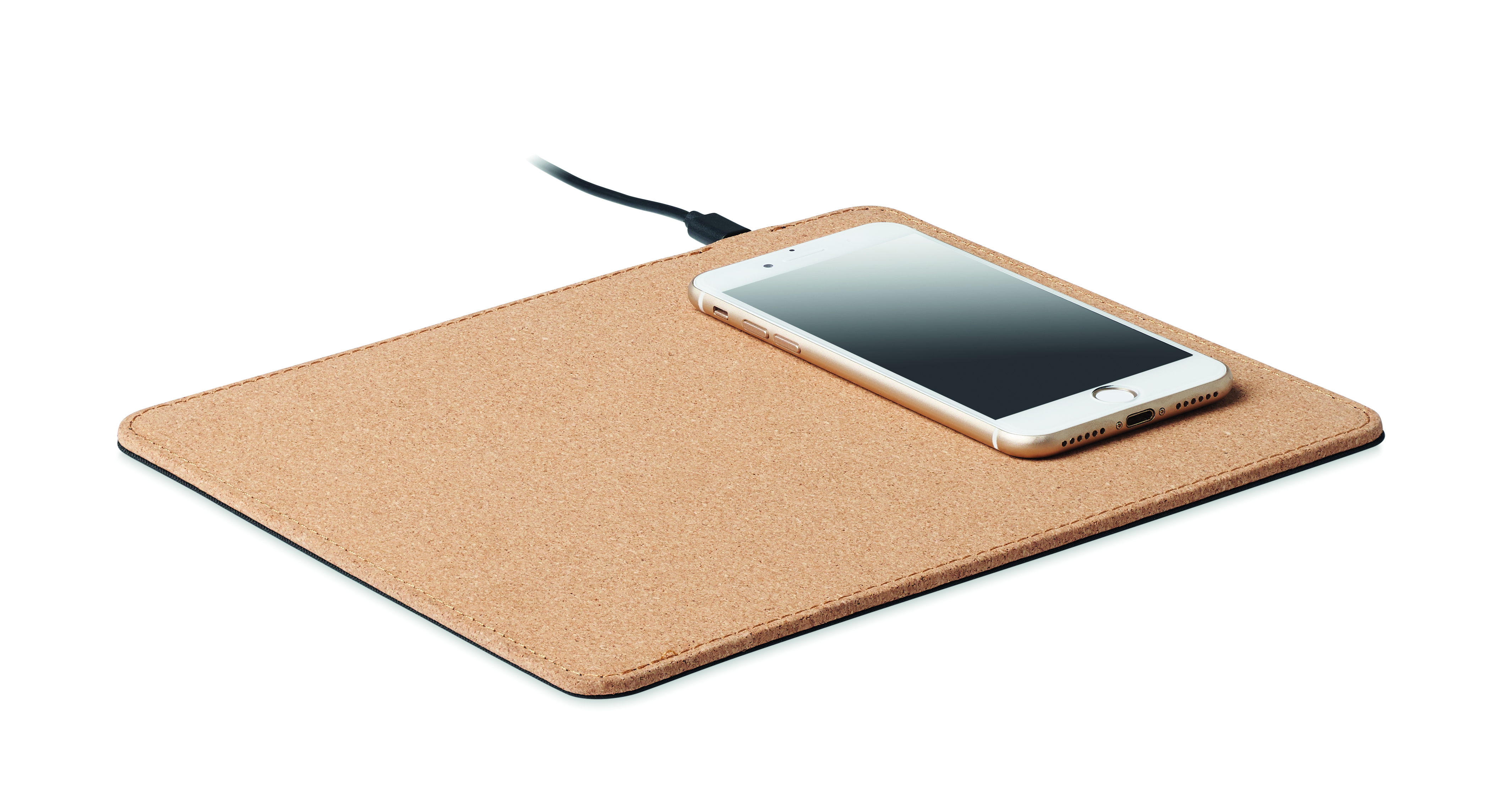 Leder-Notebook, Korkunterlage, Geldbörse, Schutzcase, Ladekabel