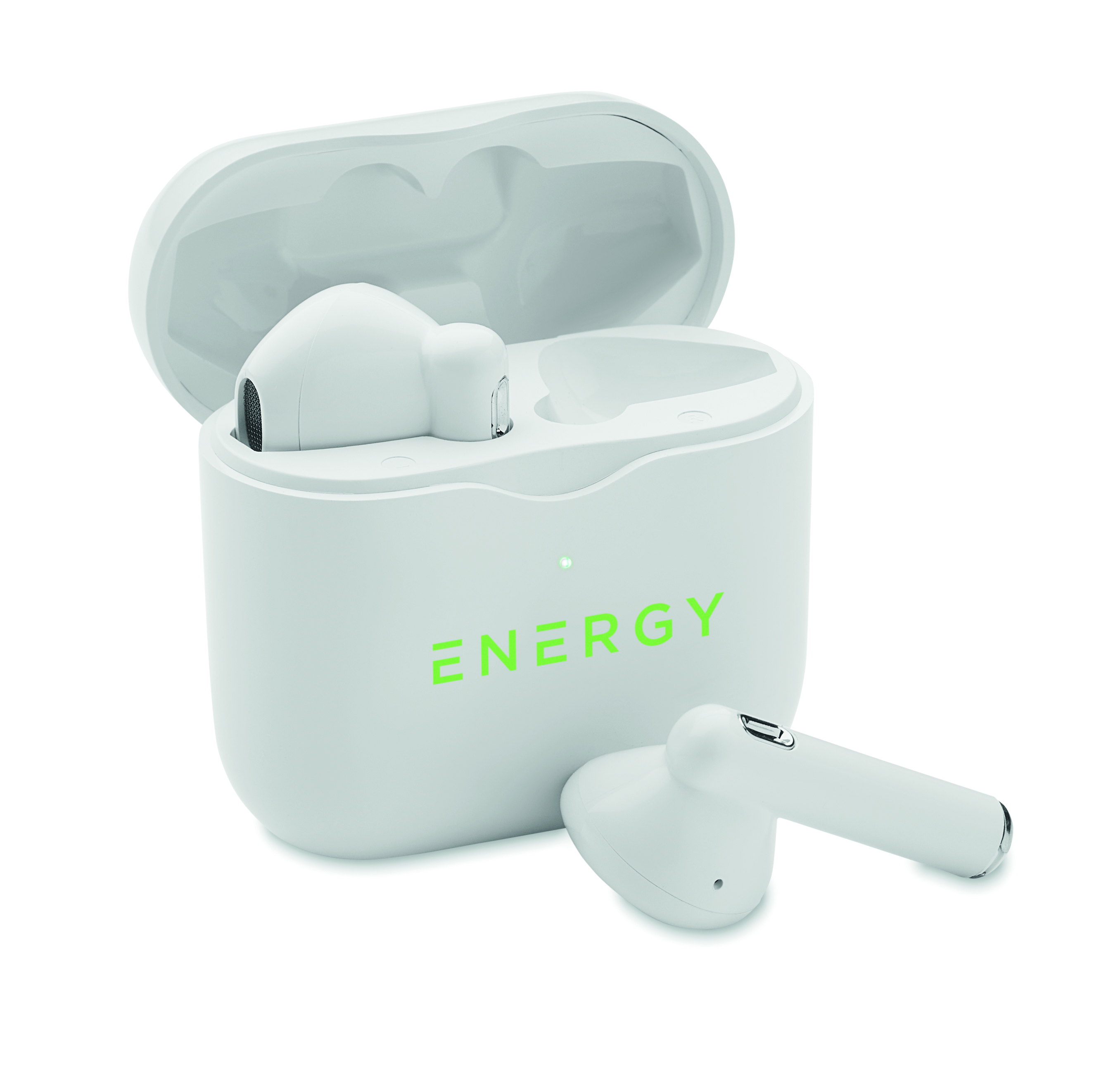 Kopfhörer, In-Ear, Bluetooth, Case, grün, True wireless, In-ear, Lautloser Fall, Weiß, Grünes Logo, Bluetooth, In-Ear, Kabellos, Ladehülle, Grünakzent