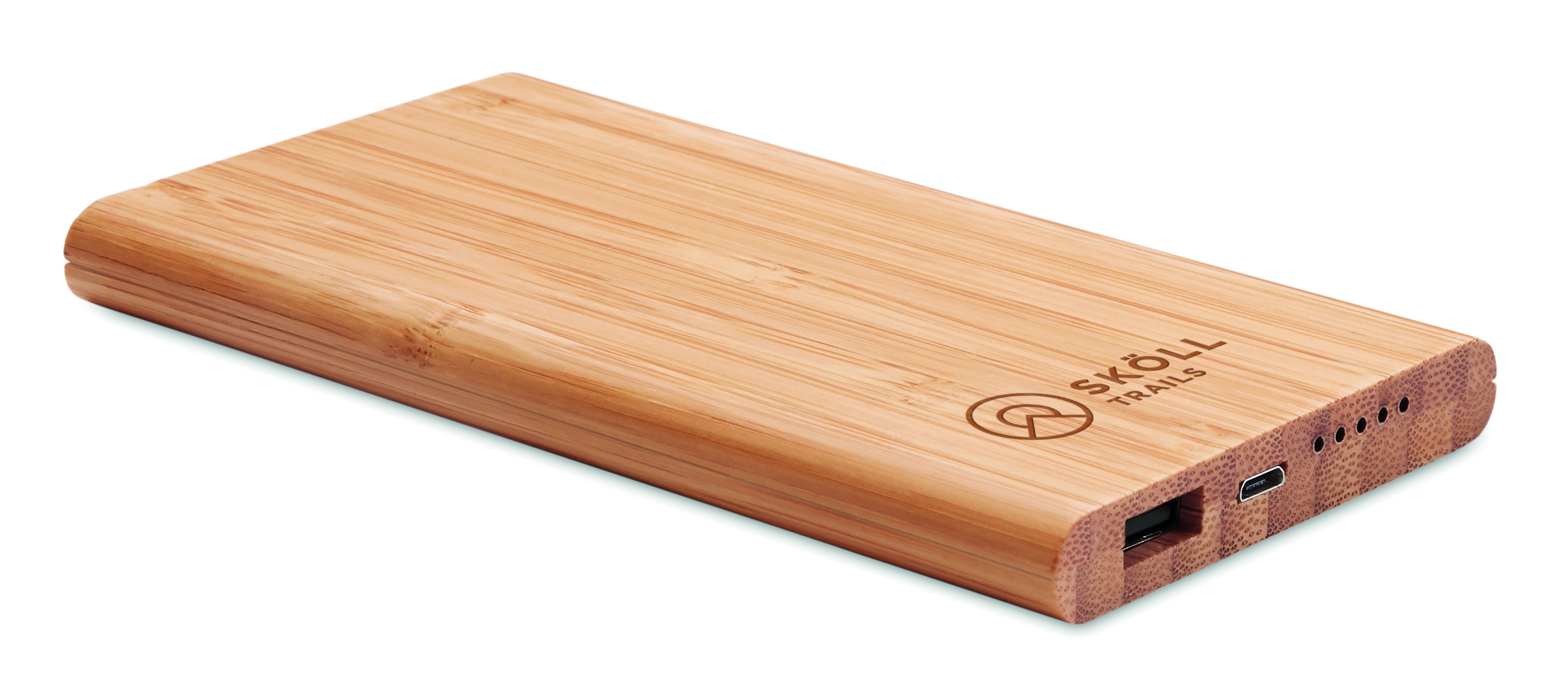 Holz, Tragbarer Akku, Ladegerät, USB-C, Powerbank