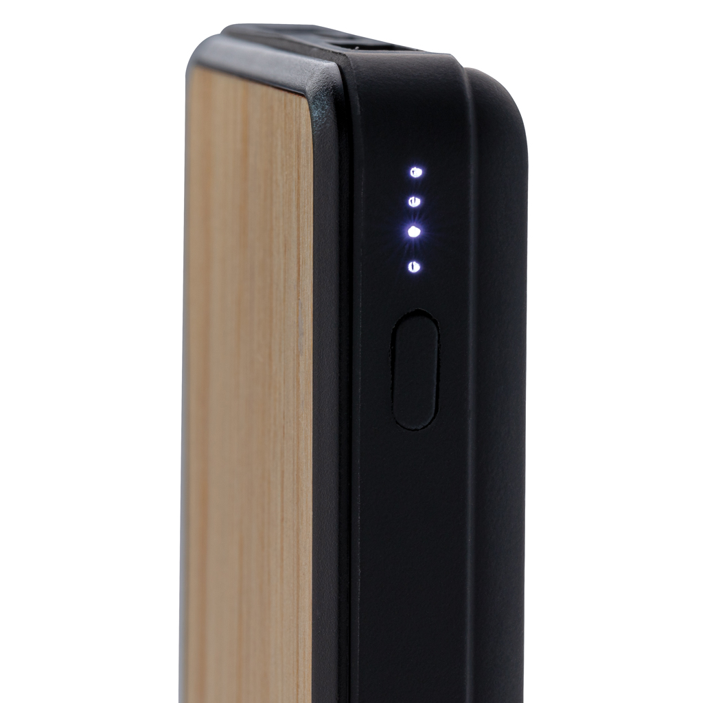 Elektronik, Hardware, Telefon, Handy, Modem, Powerbank, LED, Digital display, Holzpanel, USB-C?, Powerbank, LED indicators, Holzplatte, Schwarzer Körper, Schlankes Design, Elektrischer LED-Ladegerät, Bamboo-Holz, Schwarz, LED-Anzeige, Button
